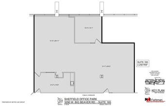 3310 W Big Beaver Rd, Troy, MI for lease Floor Plan- Image 1 of 1