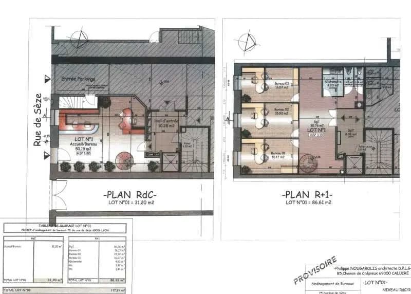 75 Bis Rue De Sèze, Lyon for lease Floor Plan- Image 1 of 1