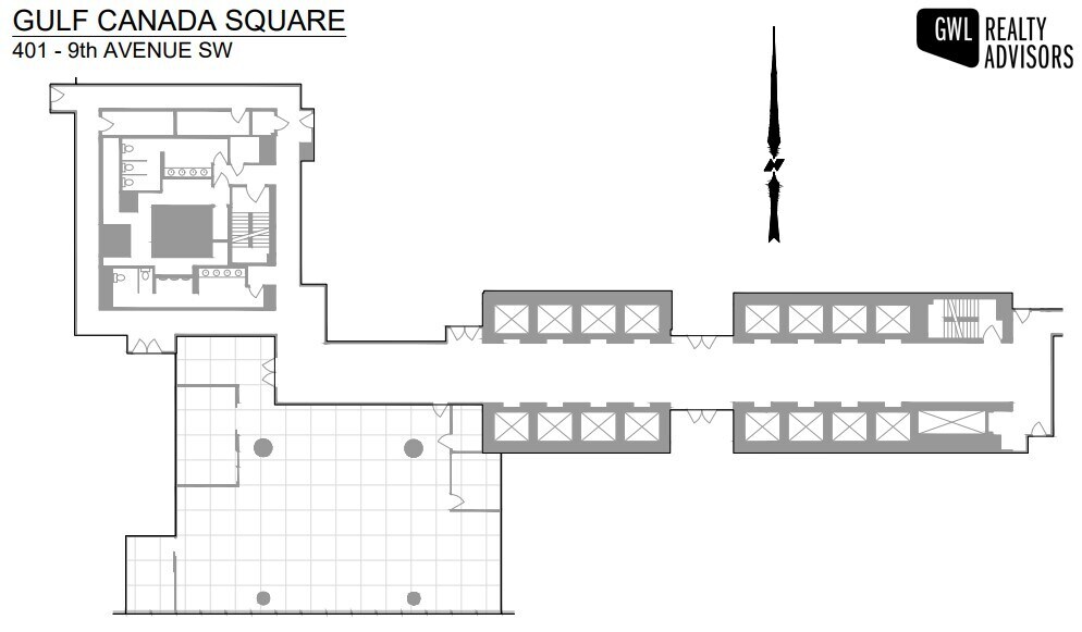 401 9th Ave SW, Calgary, AB à louer Plan d’étage- Image 1 de 1