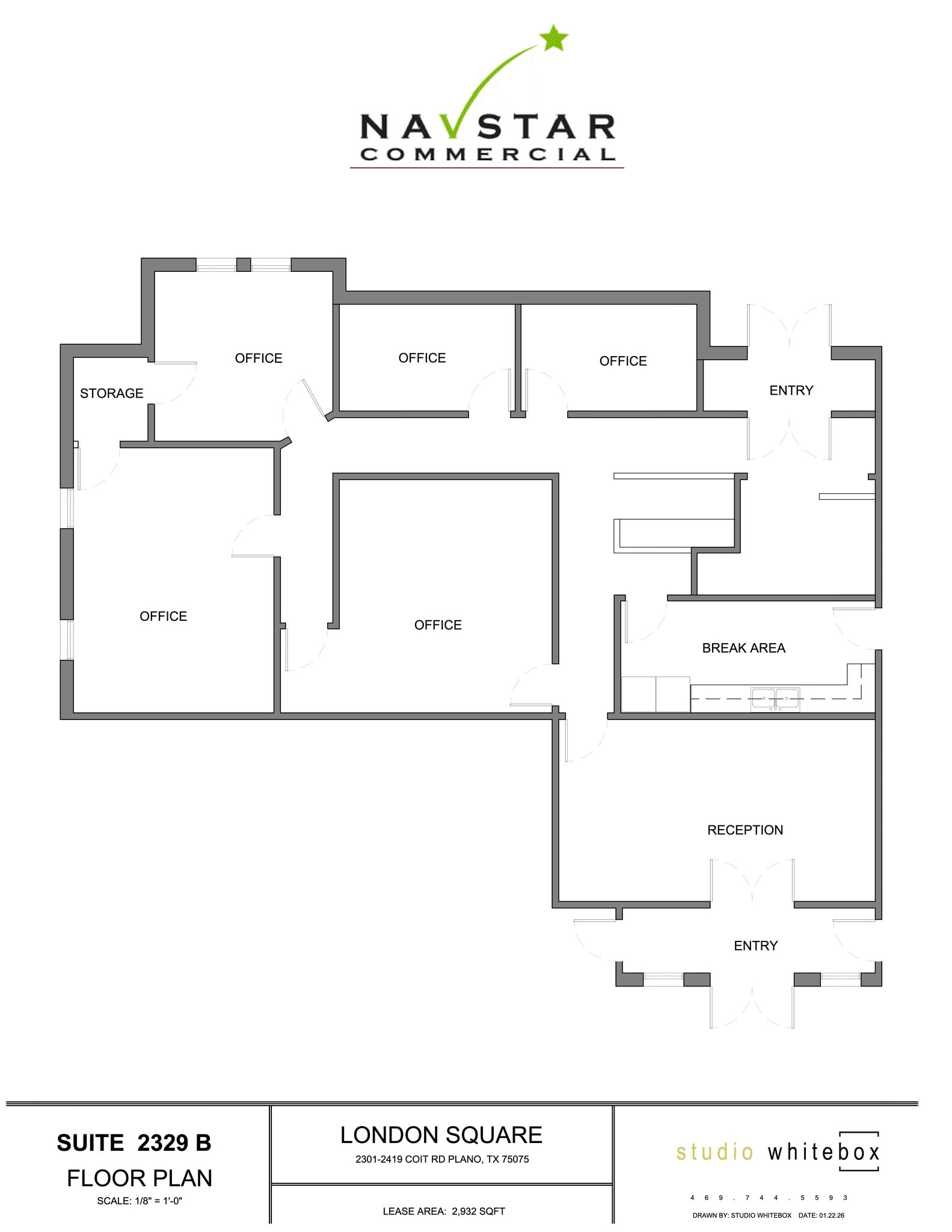 2305 Coit Rd, Plano, TX à louer Plan de site- Image 1 de 1