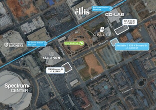 528 N Brevard St, Charlotte, NC - AÉRIEN  Vue de la carte - Image1