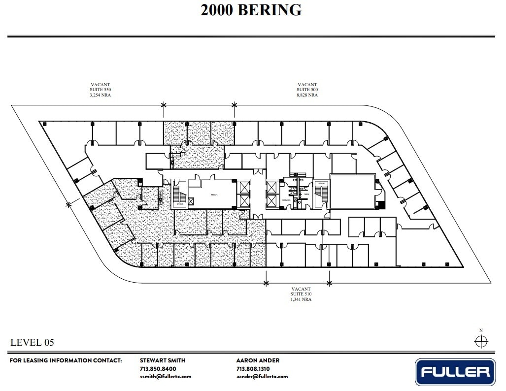 2000 Bering Dr, Houston, TX à louer Plan d’étage- Image 1 de 1