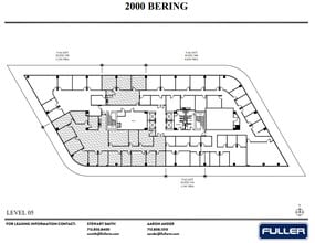 2000 Bering Dr, Houston, TX à louer Plan d’étage- Image 1 de 1