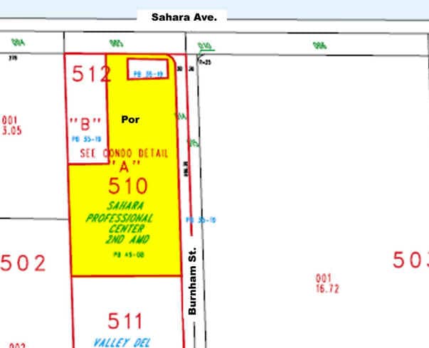2065 E Sahara Ave, Las Vegas, NV à vendre - Plan cadastral - Image 3 de 6