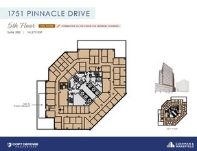 1751 Pinnacle Dr, McLean, VA for lease Floor Plan- Image 1 of 1