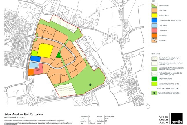 1 Miles Dr, Brize Norton à vendre - Plan de site - Image 2 de 3