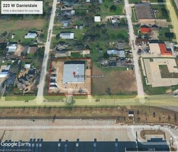 223 W Danieldale Rd, Dallas, TX - Aérien Vue de la carte