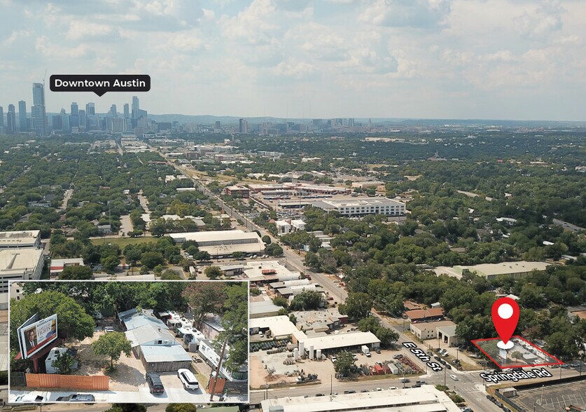 502-504 Springdale Rd, Austin, TX à vendre - Aérien - Image 2 de 2