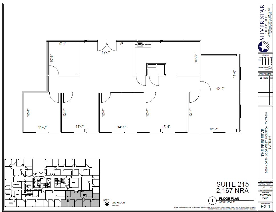 2000 N Loop Fwy W, Houston, TX à louer Plan d  tage- Image 1 de 1