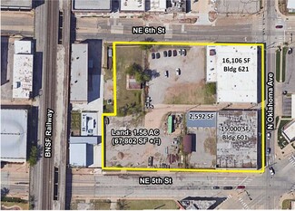 Plus de détails pour 601 & 621 N Oklahoma Ave – à vendre, Oklahoma City, OK