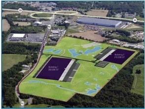 450 E Moorestown Rd, Wind Gap, PA - AÉRIEN Vue de la carte - Image1