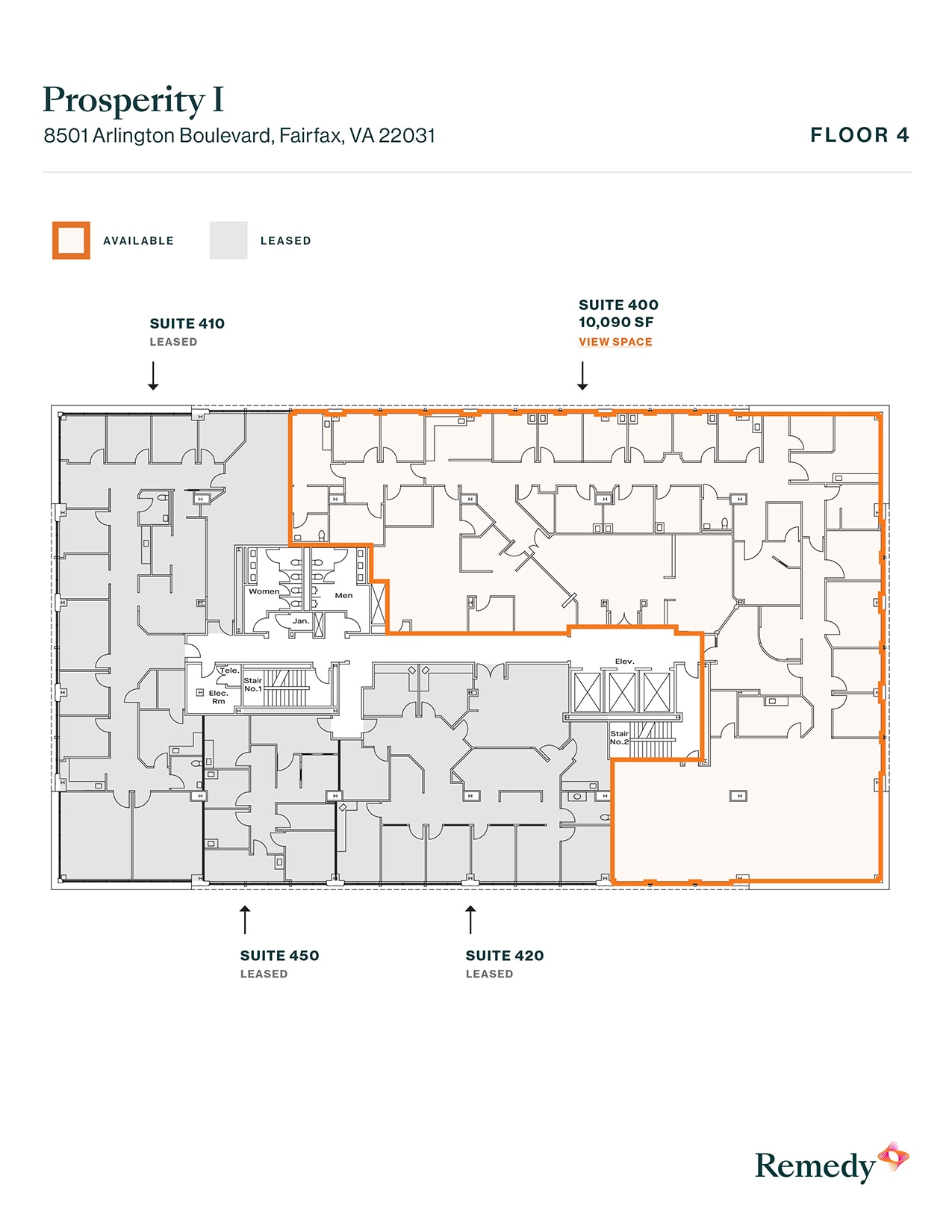 8501 Arlington Blvd, Merrifield, VA for lease Floor Plan- Image 1 of 1