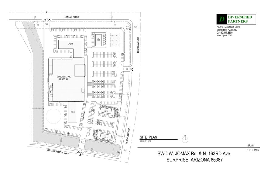 SWC W Jomax & N 163rd Rd, Surprise, AZ for lease - Building Photo - Image 1 of 1