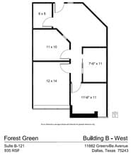 11910 Greenville Ave, Dallas, TX for lease Floor Plan- Image 1 of 1