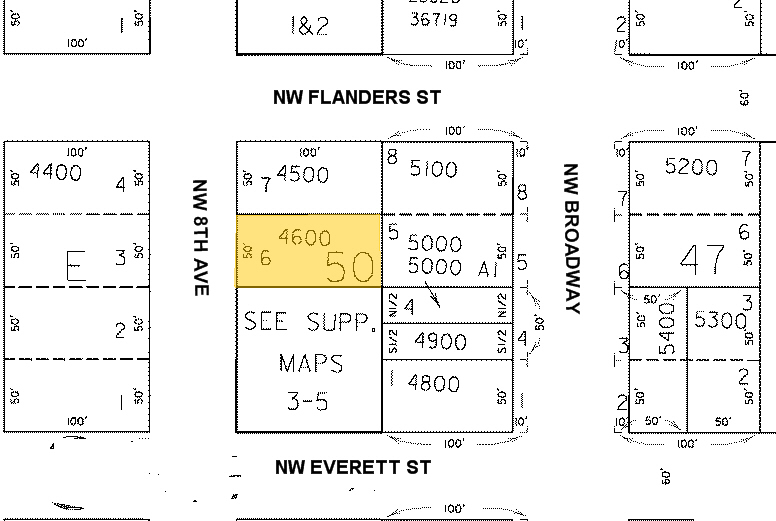 322 NW 8th Ave, Portland, OR à louer - Plan cadastral - Image 2 de 9