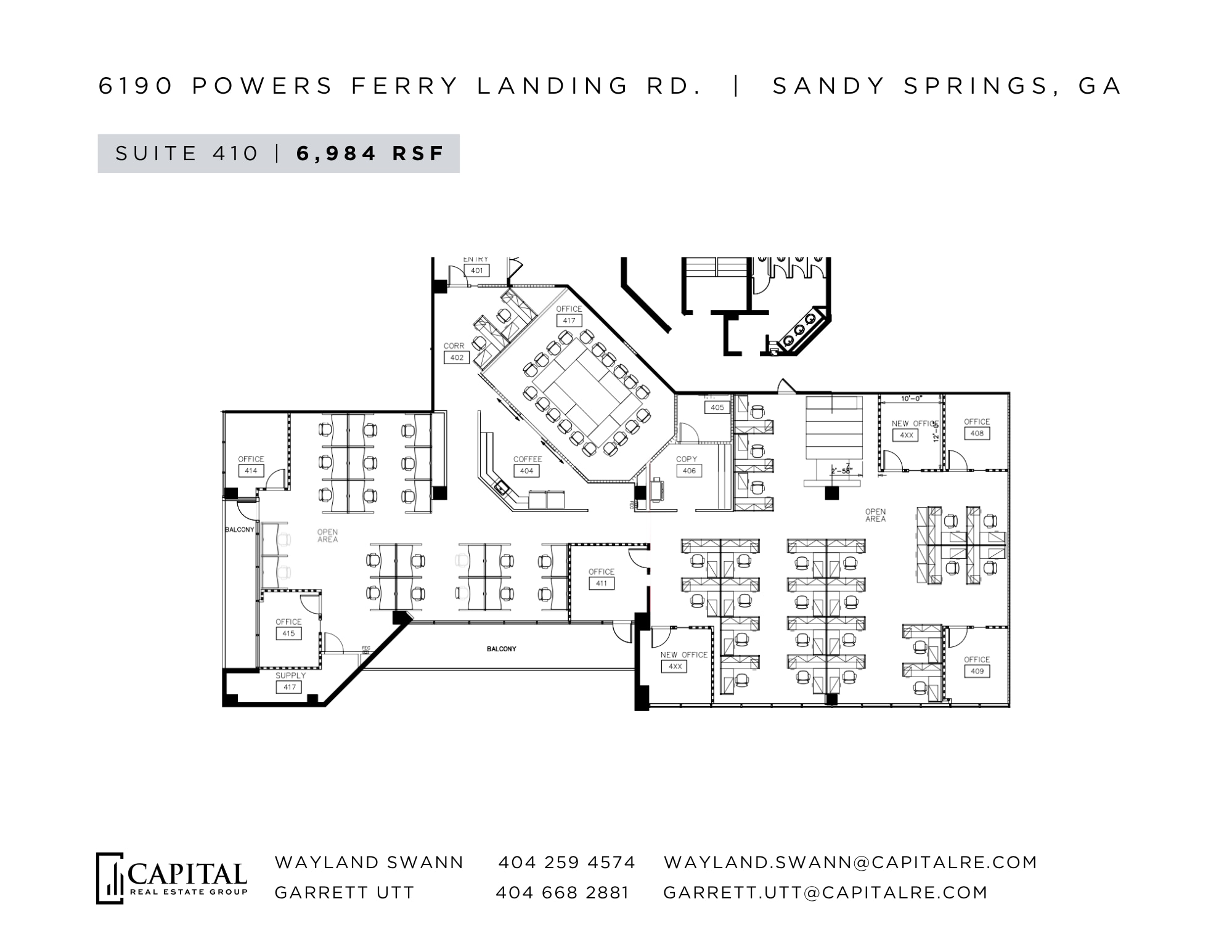 6190 Powers Ferry Landing Rd, Atlanta, GA à louer Plan d’étage- Image 1 de 1
