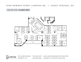 6190 Powers Ferry Landing Rd, Atlanta, GA à louer Plan d’étage- Image 1 de 1