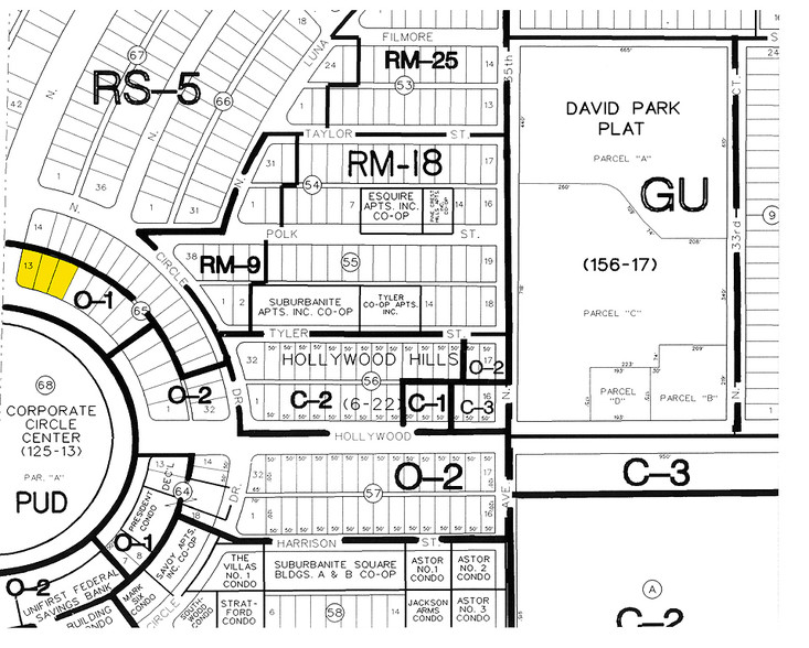 3911 Hollywood Blvd, Hollywood, FL à vendre - Plan cadastral - Image 1 de 1