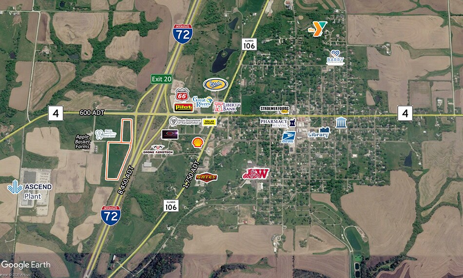 I-72 and Route 4, Barry, IL à vendre - Photo du bâtiment - Image 2 de 6