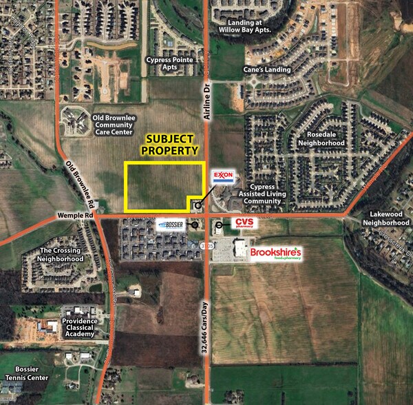 Airline Drive & Wemple Rd, Bossier City, LA for sale - Building Photo - Image 1 of 5