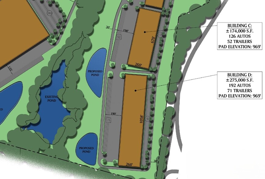 5401 Old Winder Hwy, Braselton, GA à louer - Plan de site - Image 3 de 3