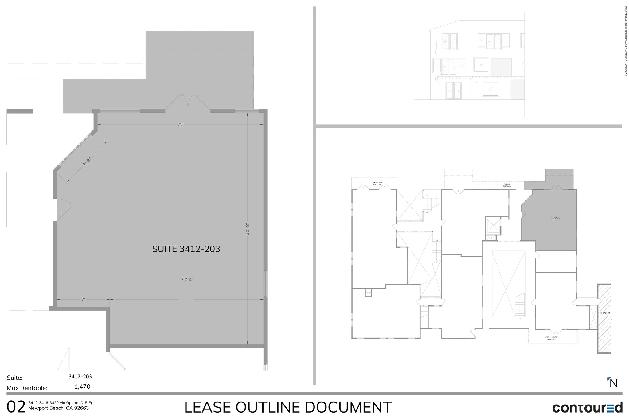 3412-3420 Via Oporto, Newport Beach, CA for lease Site Plan- Image 1 of 1