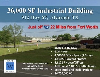 More details for 912 US-67, Alvarado, TX - Industrial for Sale
