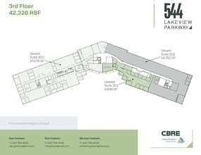 544 Lakeview Pky, Vernon Hills, IL à louer Plan d’étage- Image 2 de 5