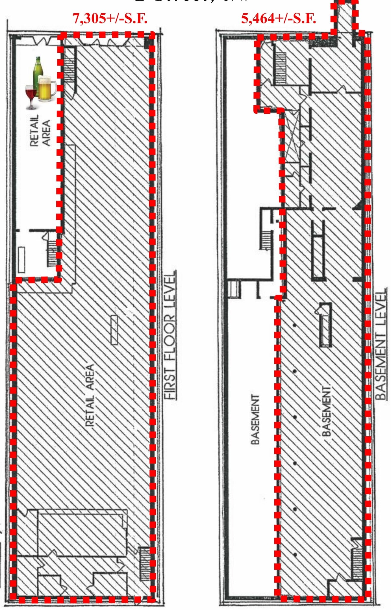 2125 E St NW, Washington, DC à louer Plan d’étage- Image 1 de 2