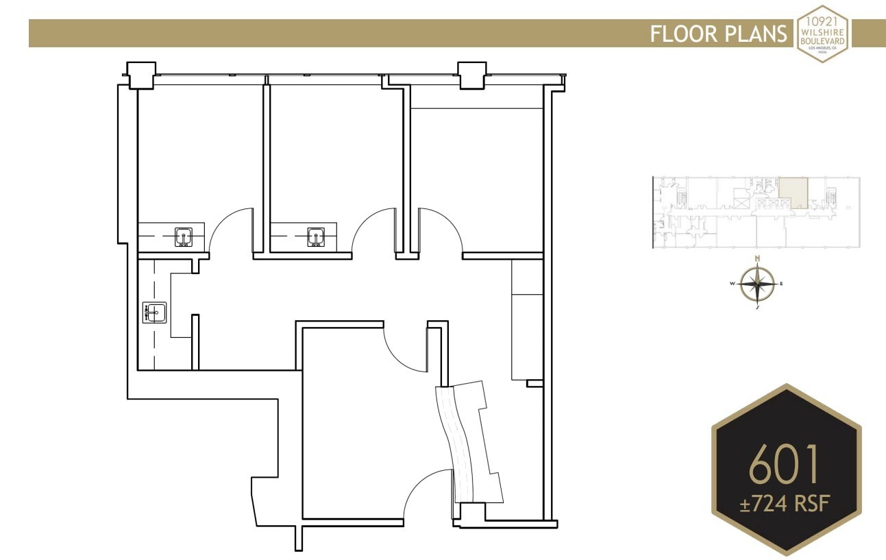 10921 Wilshire Blvd, Los Angeles, CA for lease Floor Plan- Image 1 of 1