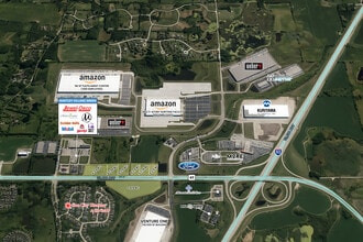 13200-13340 Village Green Dr, Huntley, IL - AERIAL map view