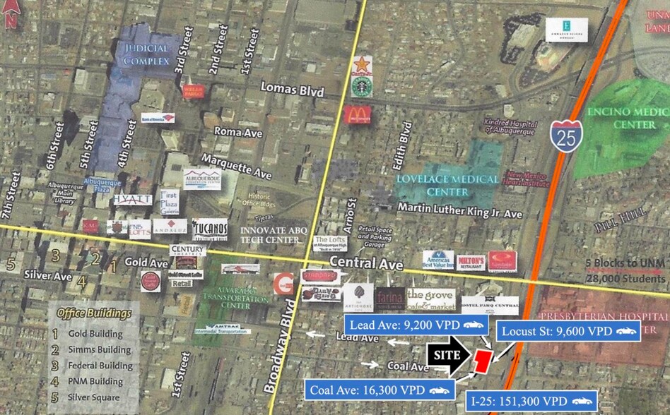 425 Locust St SE, Albuquerque, NM à louer - Photo du bâtiment - Image 2 de 3