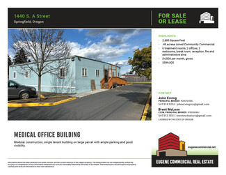 More details for 1440 A st, Springfield, OR - Medical for Lease