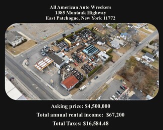 More details for 1385 Montauk Hwy, East Patchogue, NY - Industrial for Sale
