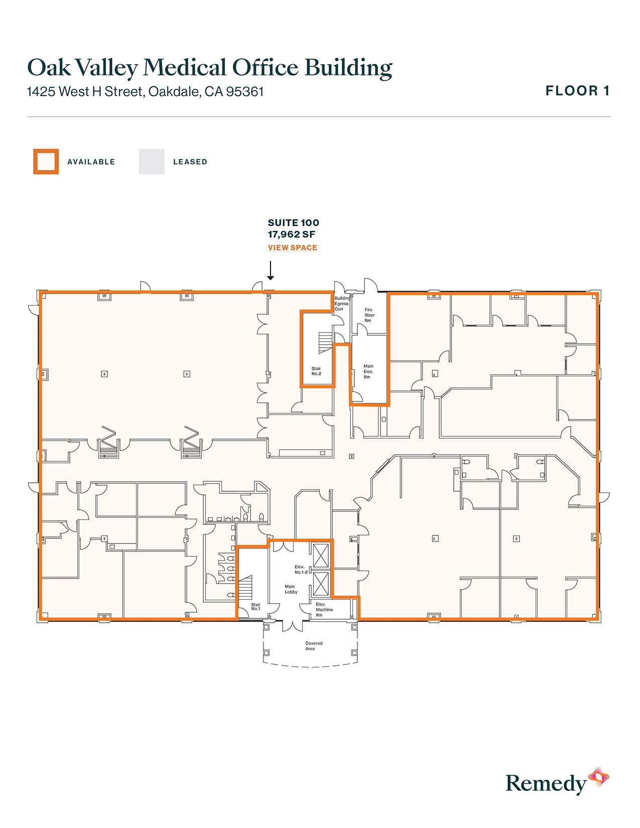 1425 W H St, Oakdale, CA à louer Plan d’étage- Image 1 de 1