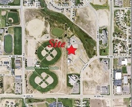 1711 61st Ave, Greeley, CO - Aerial map view