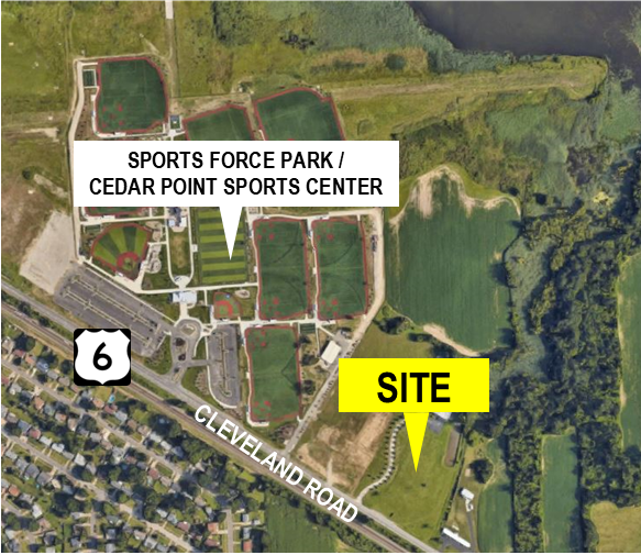 3501 Cleveland Rd, Sandusky, OH for sale Aerial- Image 1 of 4