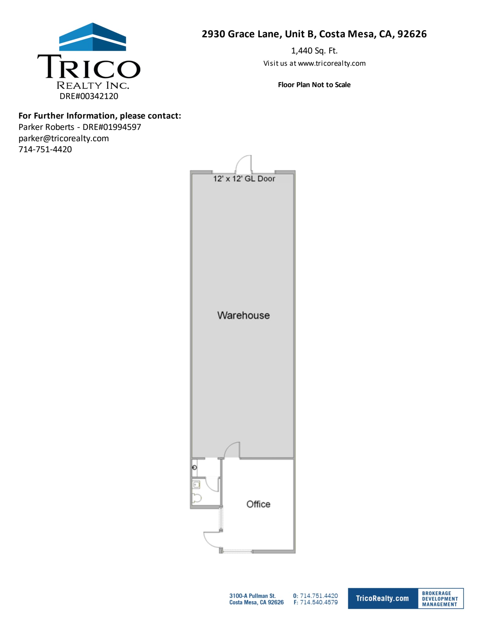 2930-2941 Grace Ln, Costa Mesa, CA for lease Floor Plan- Image 1 of 1