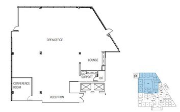 7817 Ivanhoe Ave, La Jolla, CA à louer Plan d’étage- Image 1 de 1