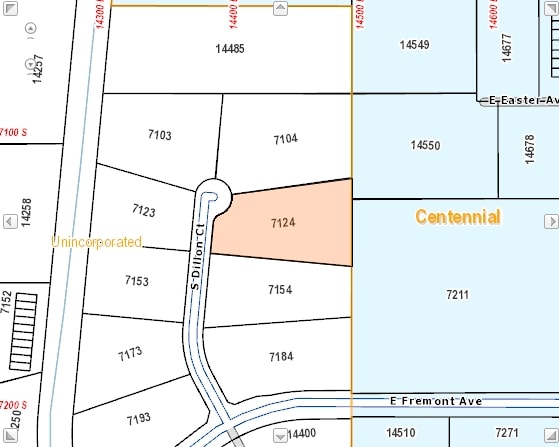 7124 S Dillon Ct, Englewood, CO for sale - Plat Map - Image 3 of 5