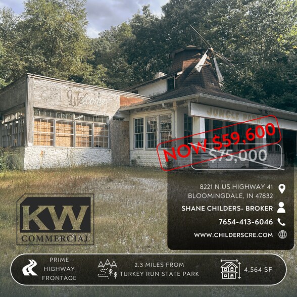 8221 US-41, Bloomingdale, IN à vendre - Photo du bâtiment - Image 1 de 10