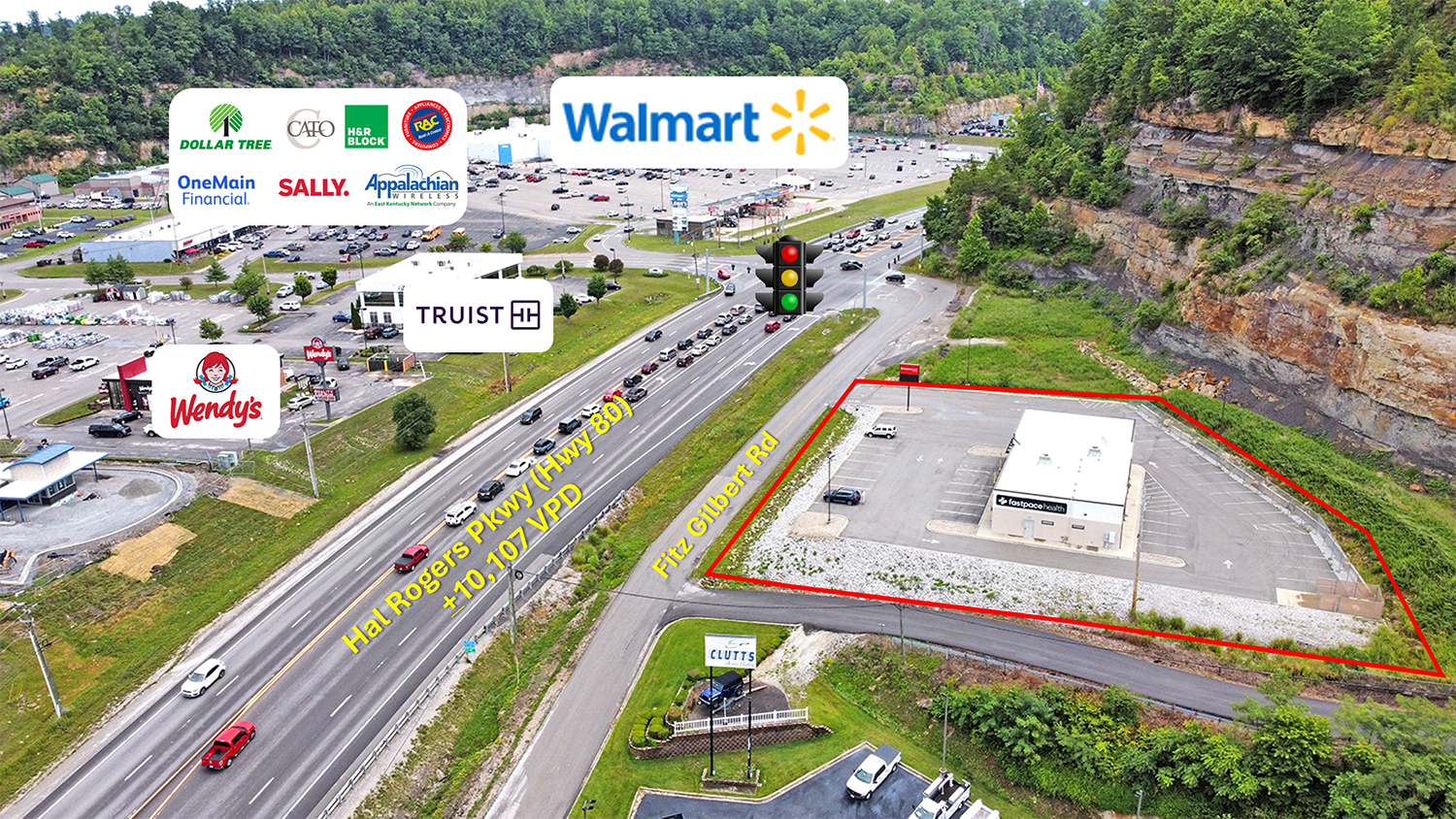60 Fitz Gilbert Rd, Hazard, KY for lease Aerial- Image 1 of 8