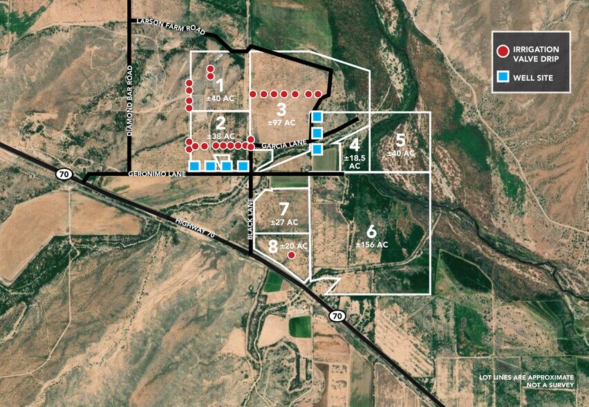 Diamond Bar Rd & Geronimo Ln, Fort Thomas, AZ à vendre - Photo du bâtiment - Image 2 de 12