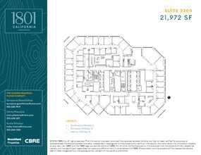 1801 California St, Denver, CO for lease Floor Plan- Image 1 of 1