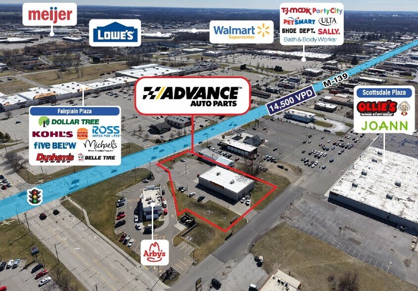 1740 Scottdale Road, Benton Harbor, MI for sale - Building Photo - Image 3 of 3