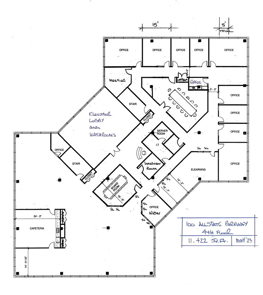 90 Allstate Pky, Markham, ON for lease Floor Plan- Image 1 of 1