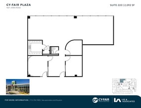 9601 Jones Rd, Houston, TX for lease Floor Plan- Image 1 of 2