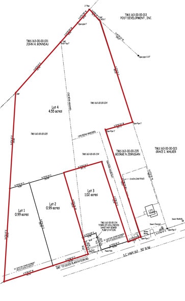 Highway 162, Hollywood, SC for sale - Plat Map - Image 1 of 1