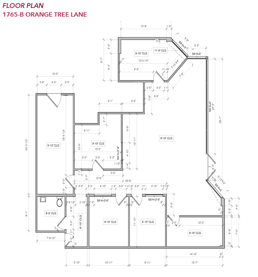 1765-1795 Orange Tree Ln, Redlands, CA à louer Plan d’étage- Image 1 de 1