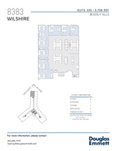 8383 Wilshire Blvd, Beverly Hills, CA à louer Plan d  tage- Image 1 de 1